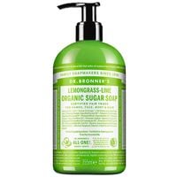 Dr Bronner Organic Sugar Soap Pump - Lemongrass Lime 355ml